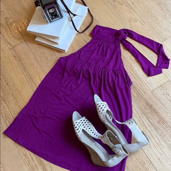 Michael Stars Halter with Tie - Picture 1 of 7